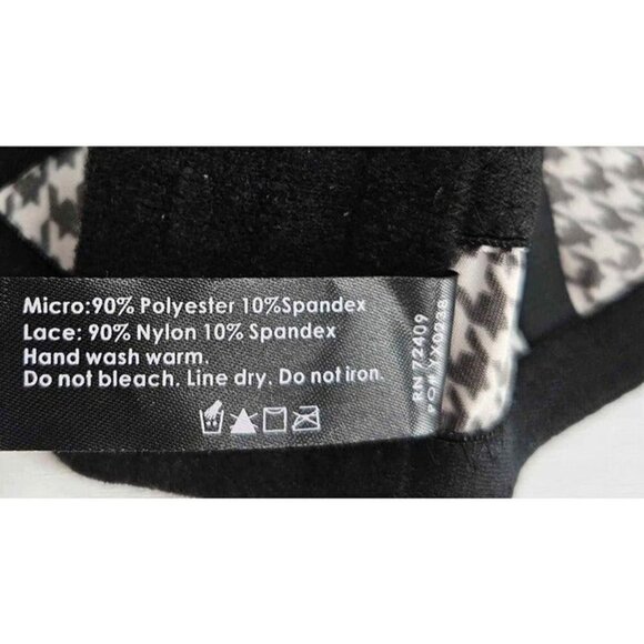 Pure Beauty Rene Rofe Back & White Adj Strap Bra Sz 44D - Picture 4 of 4